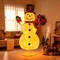 Costway 6 FT Pre-lit Christmas Snowman Xmas Decoration 8 Lighting Modes 4 Brightness